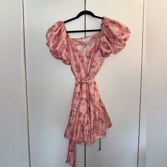 LOVESHACKFANCY Floral Pink Dress - Picture 1 of 8
